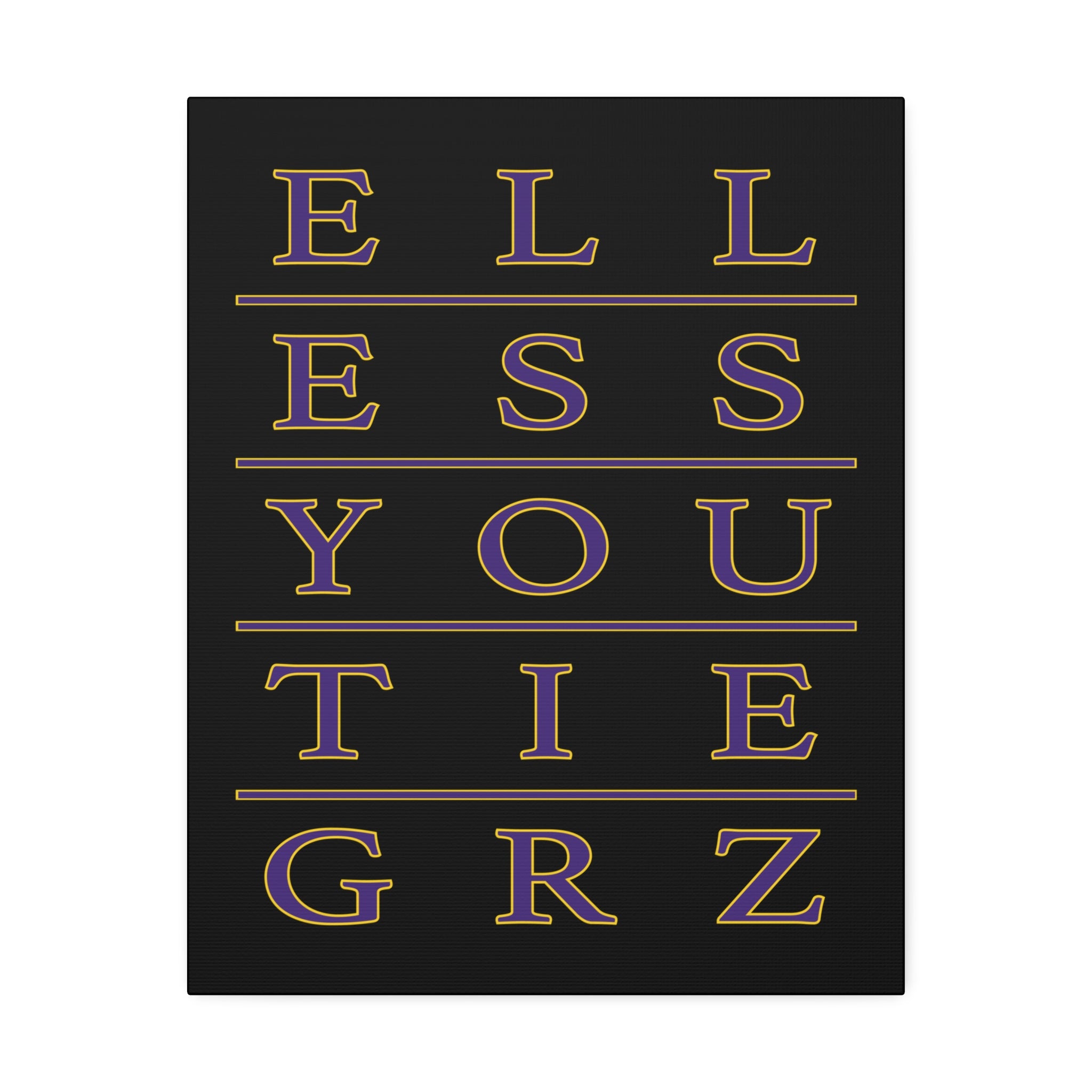 "Ell Ess You" Canvas