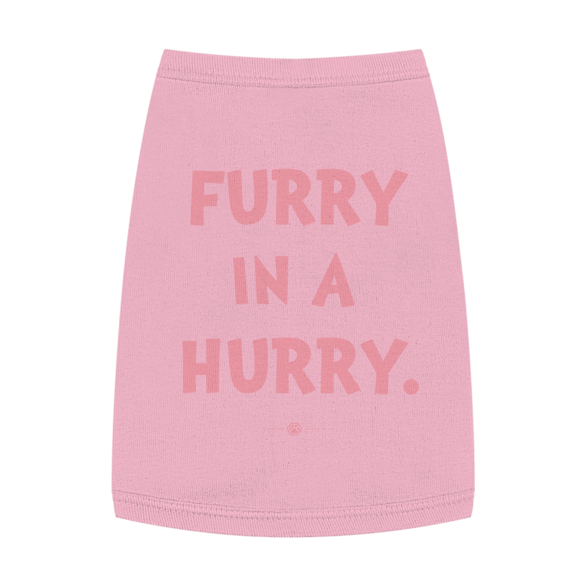 "Furry in a Hurry" Dog Tee