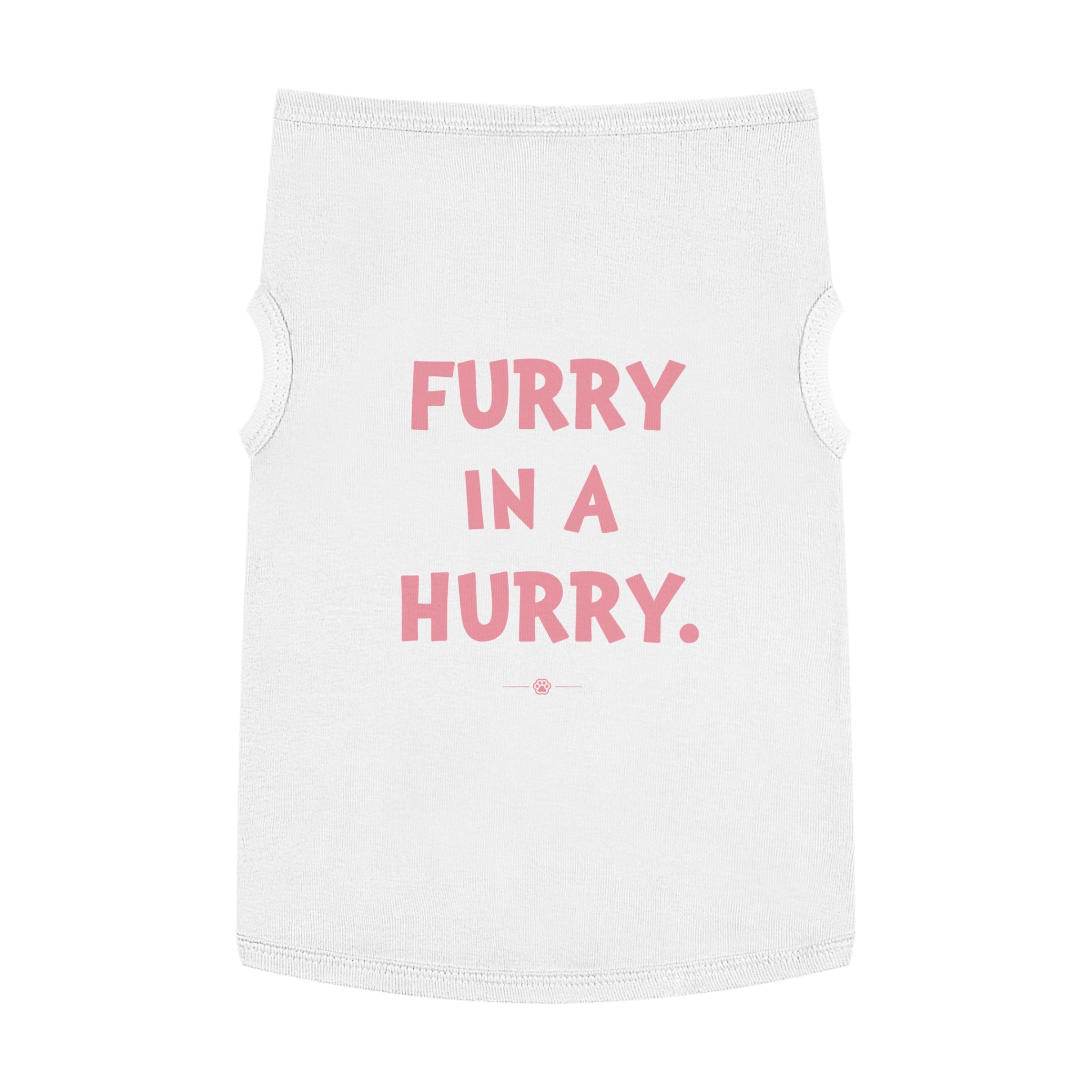 "Furry in a Hurry" Dog Tee