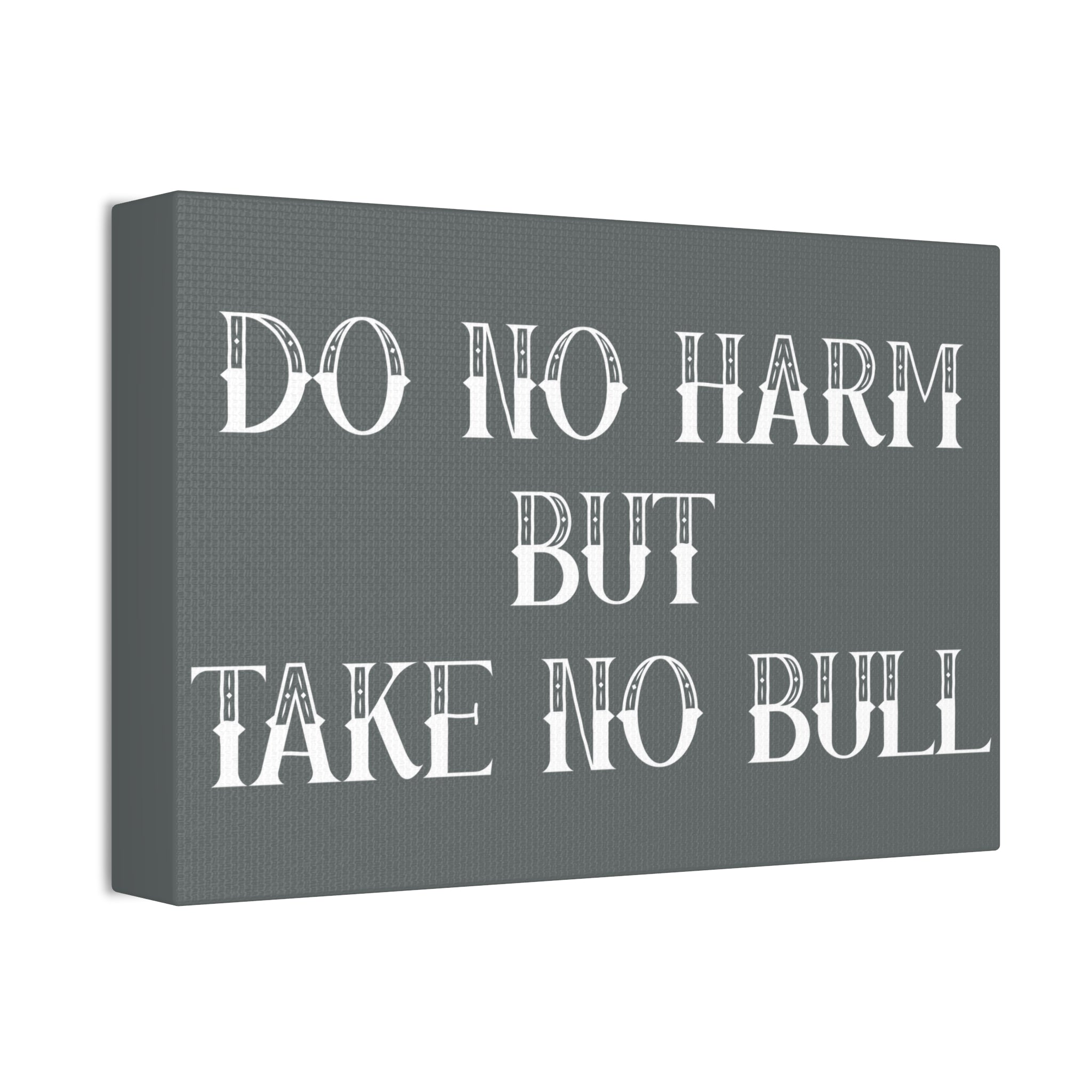 "Take No Bull" Canvas