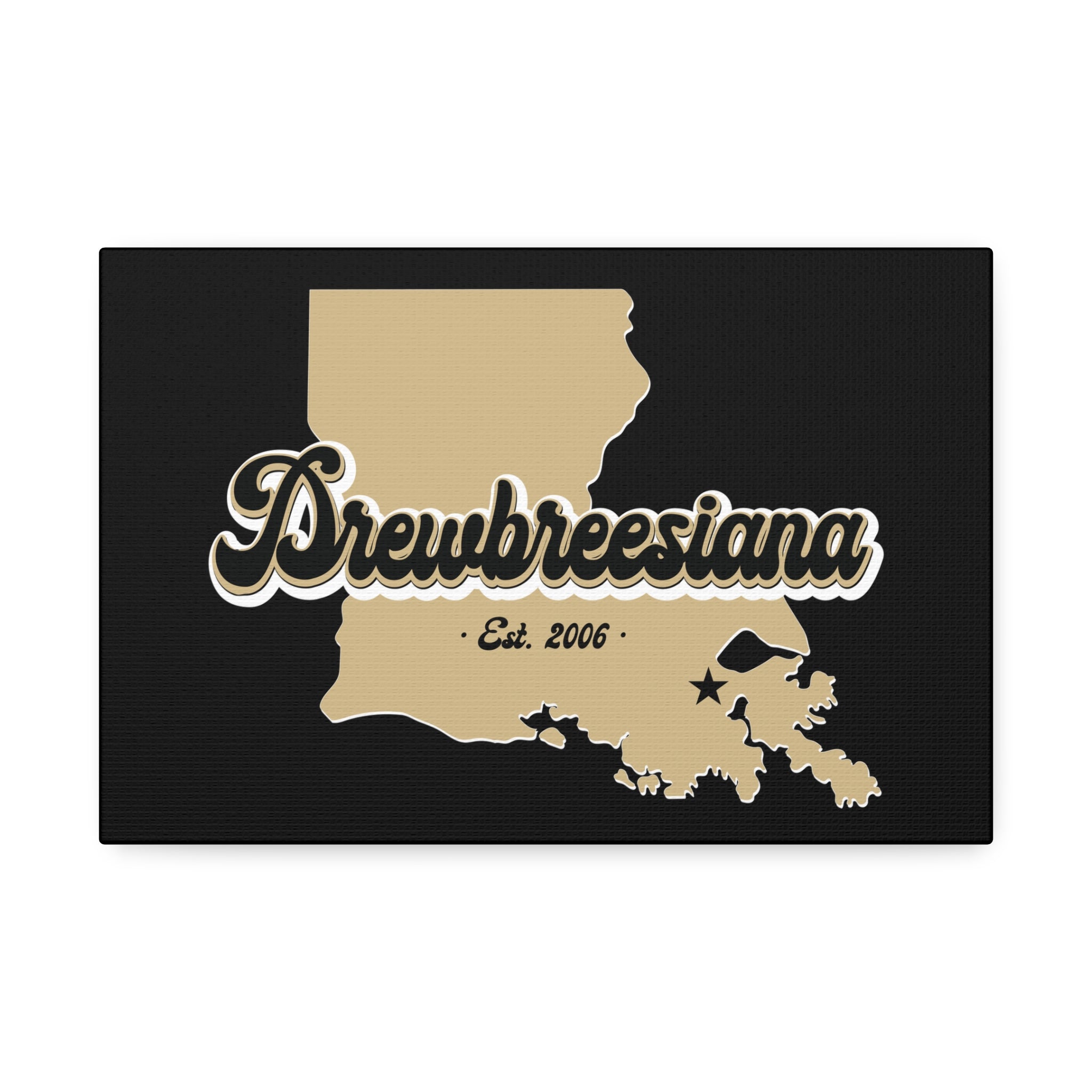 "Drewbreesiana" Canvas