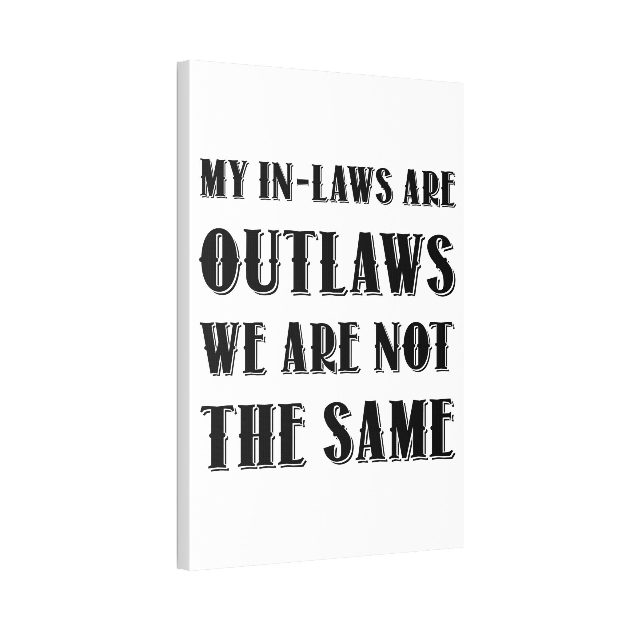 “Not The Same” Canvas