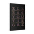"Ell Ess You" Canvas