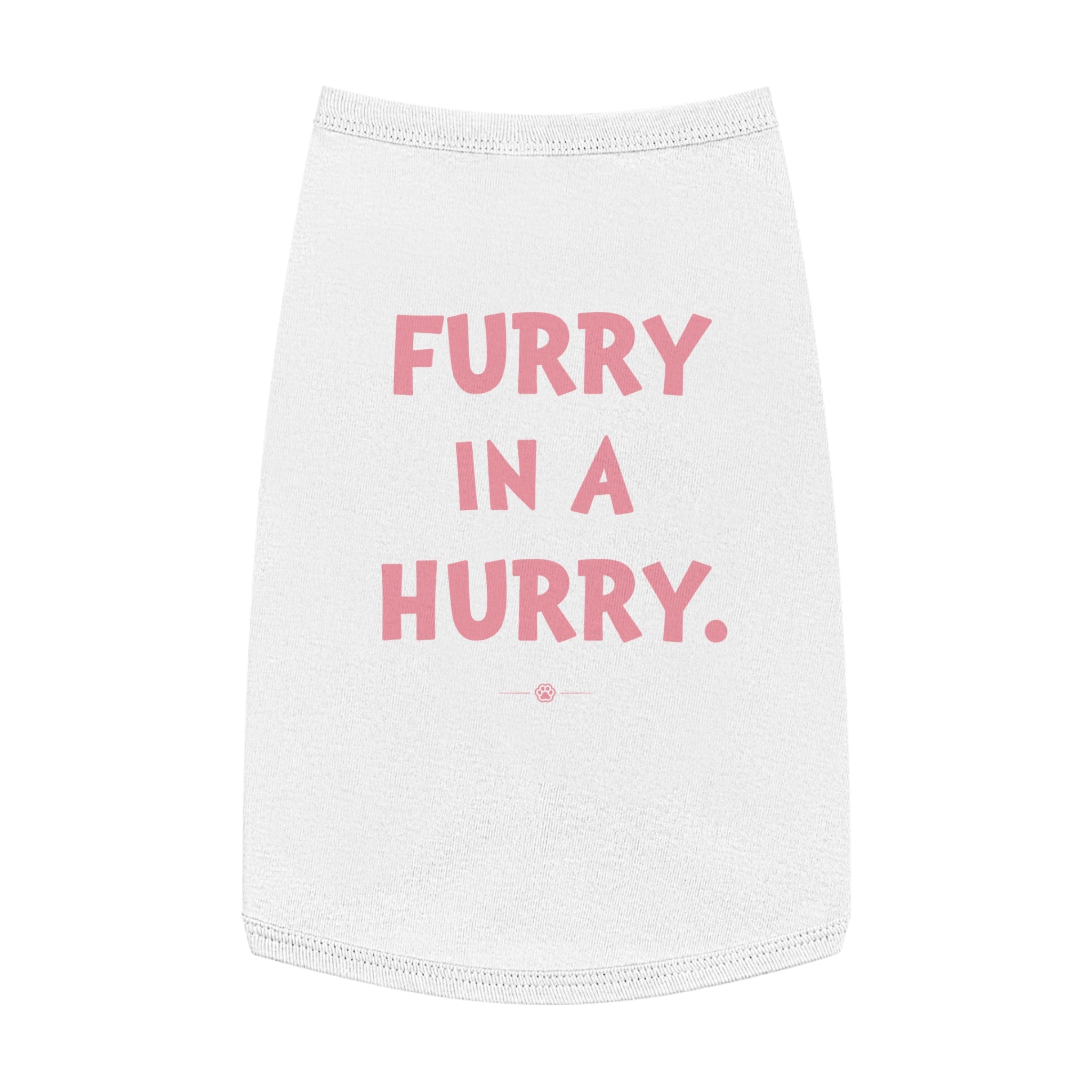 "Furry in a Hurry" Dog Tee