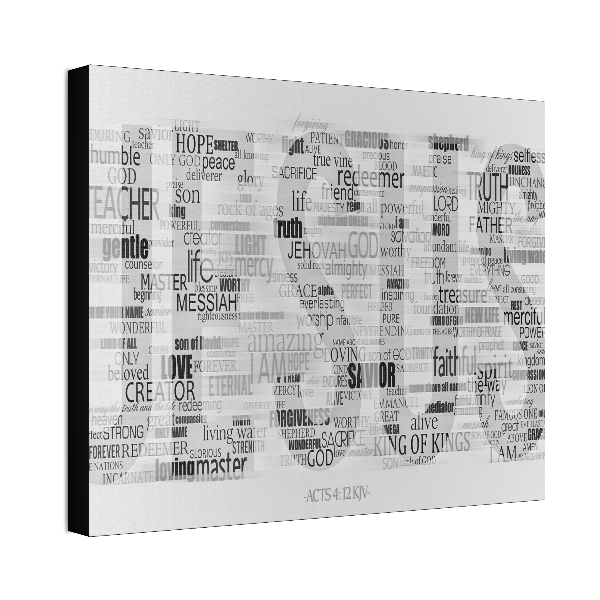 "No Other Name"  Canvas  (White)