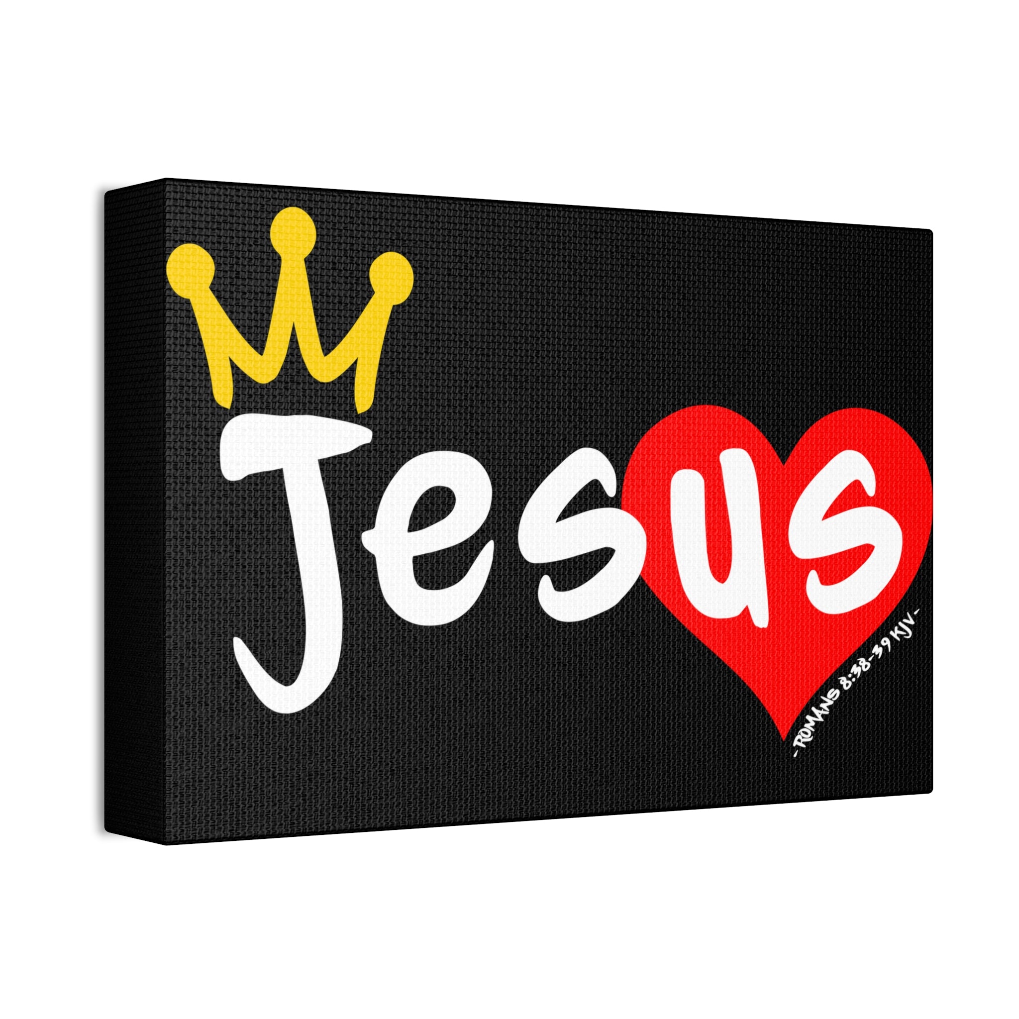 "Jesus Loves Us"  Canvas