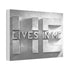 "He Lives In Me" Canvas (White)