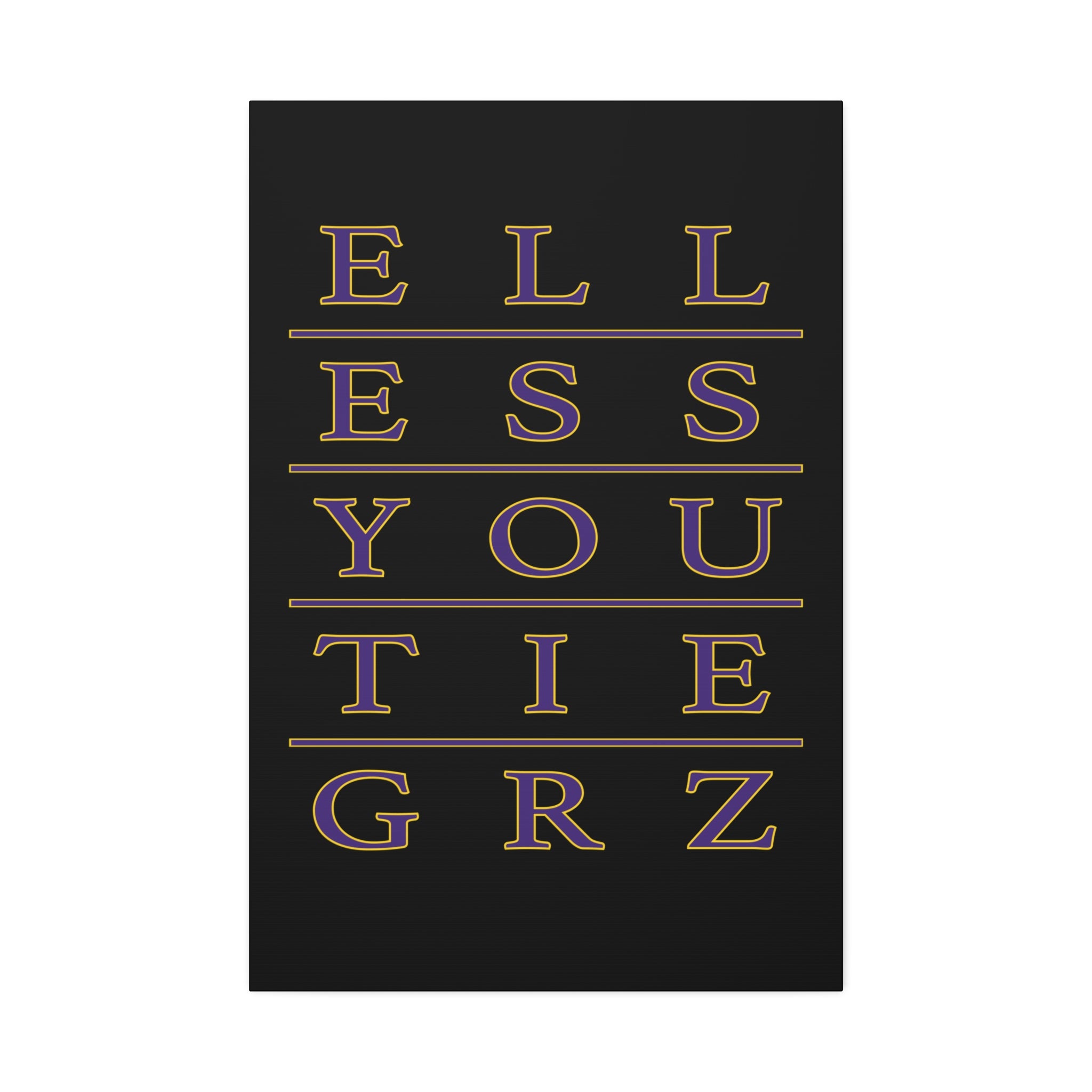 "Ell Ess You" Canvas
