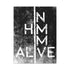 "I'm Alive"  Canvas  (Black)