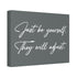 "Be Yourself" Canvas