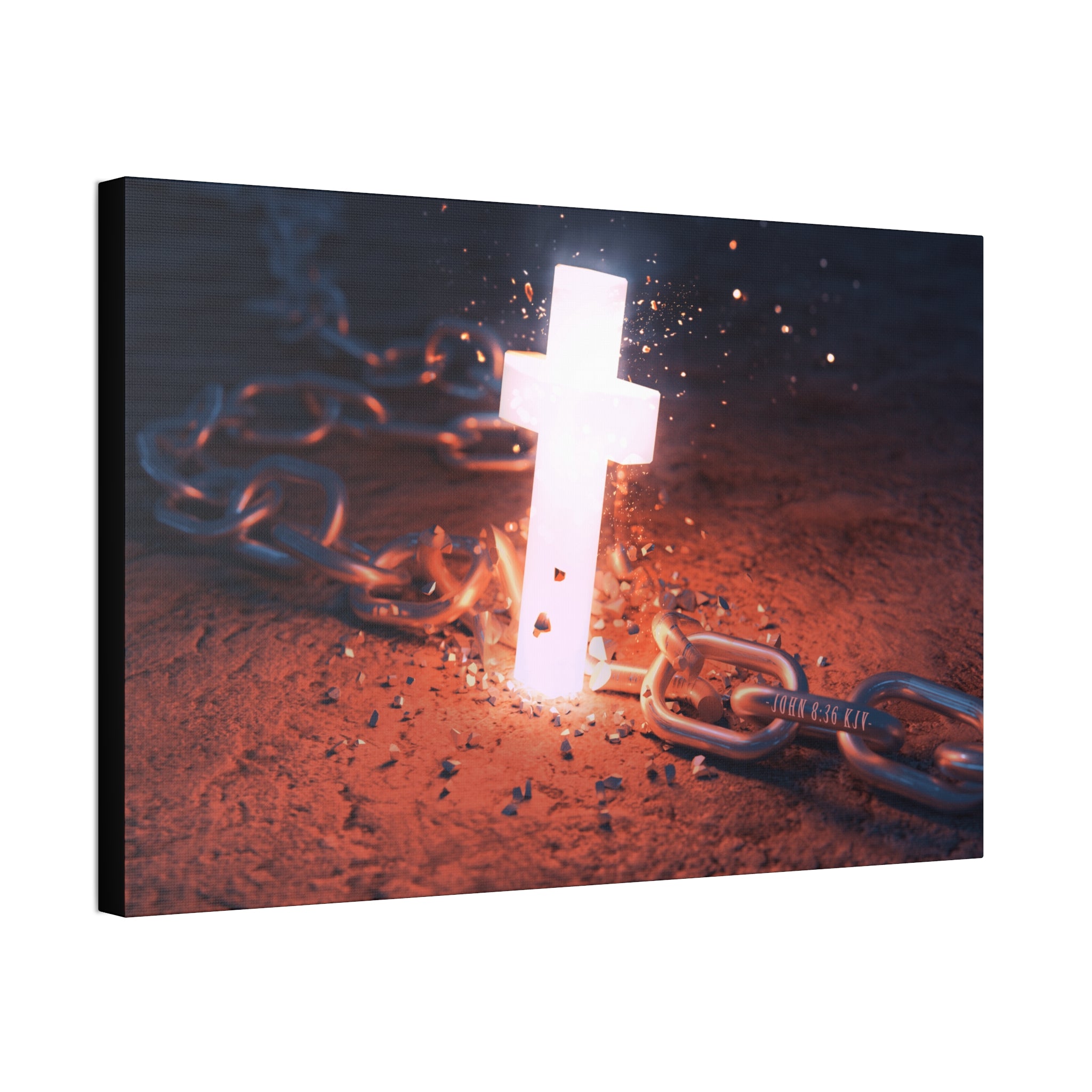 "Free Indeed" Canvas