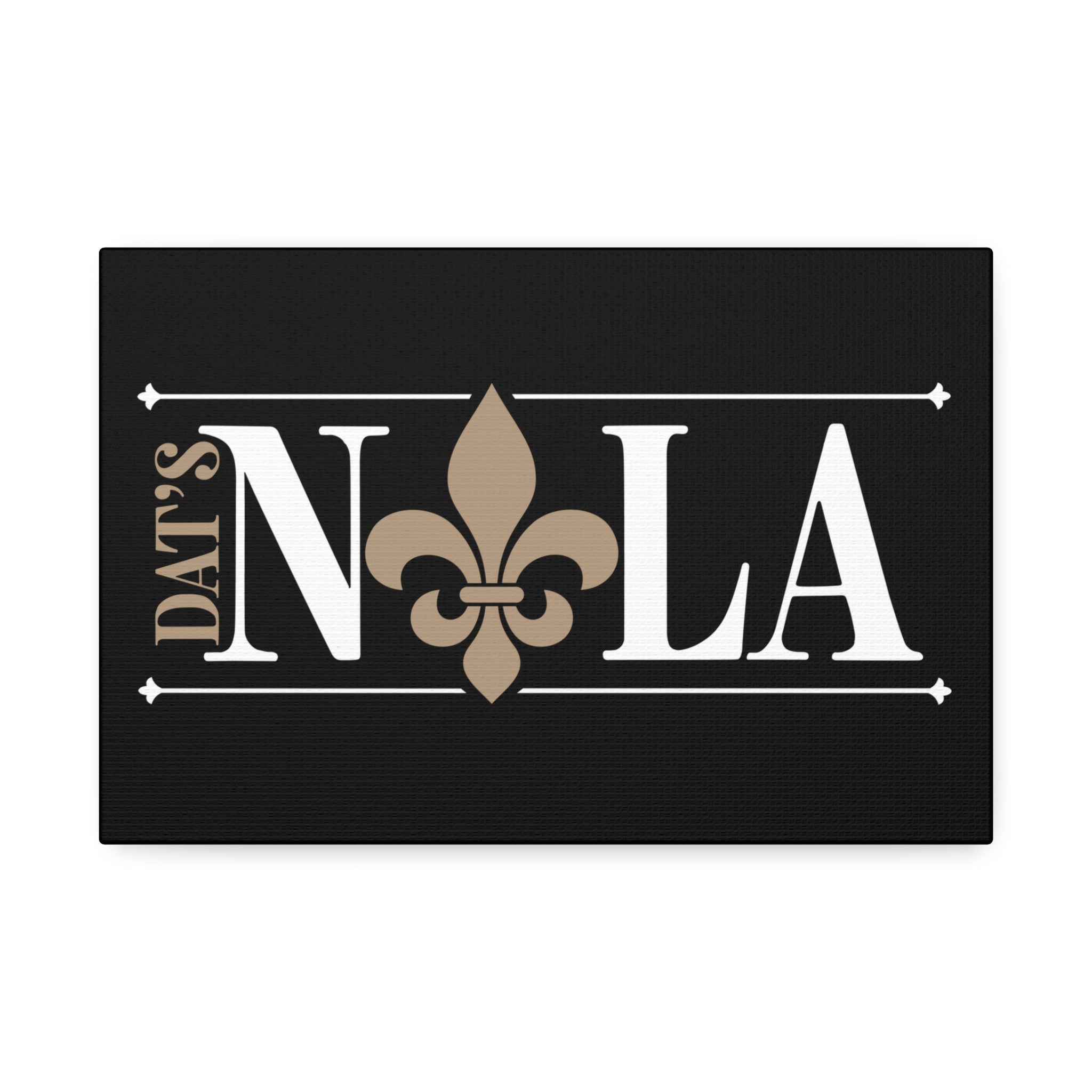 "Dat's Nola" Canvas