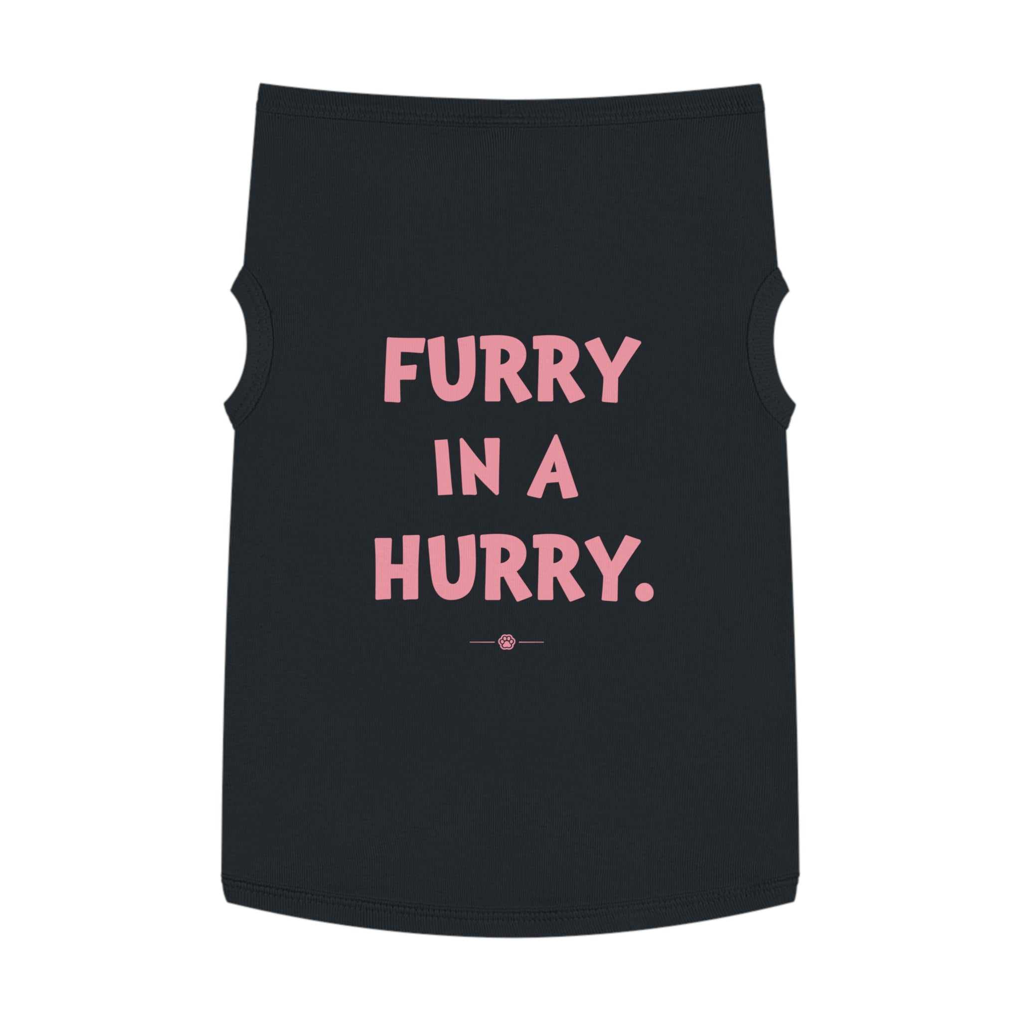 "Furry in a Hurry" Dog Tee