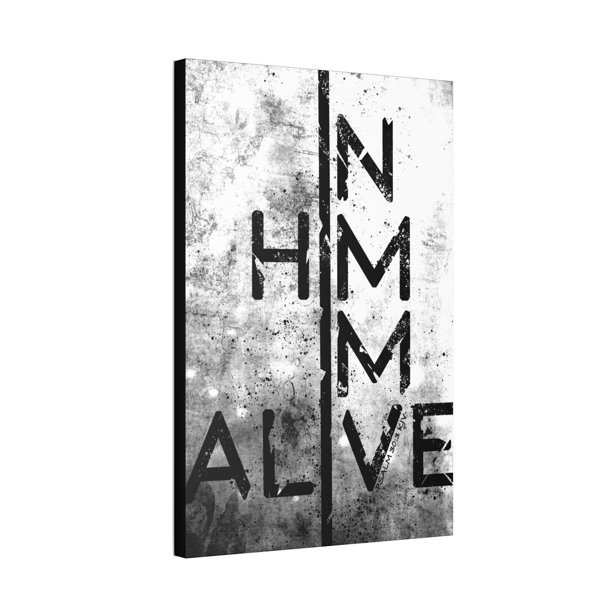 "I'm Alive" Canvas (White)