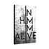 "I'm Alive" Canvas (White)