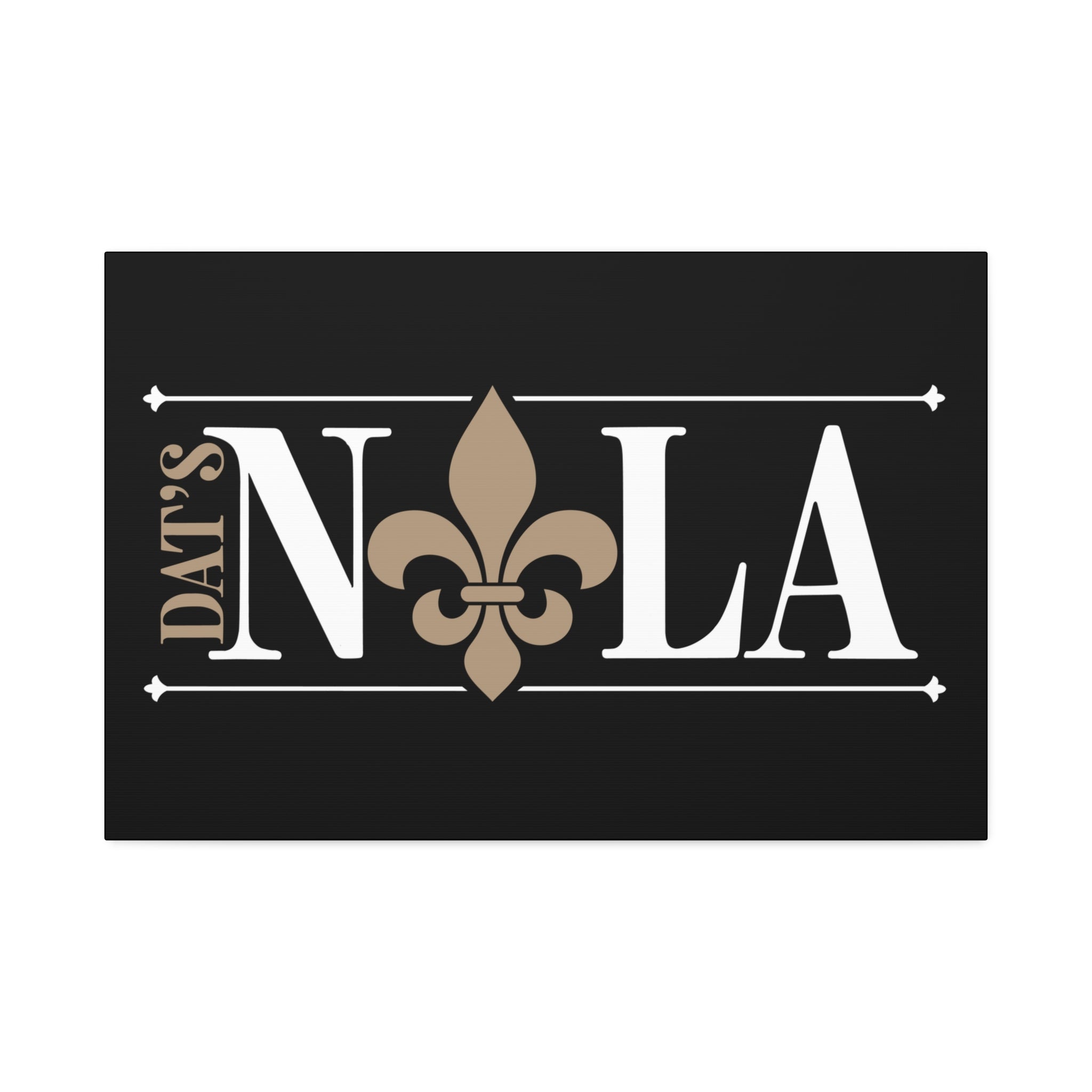 "Dat's Nola" Canvas