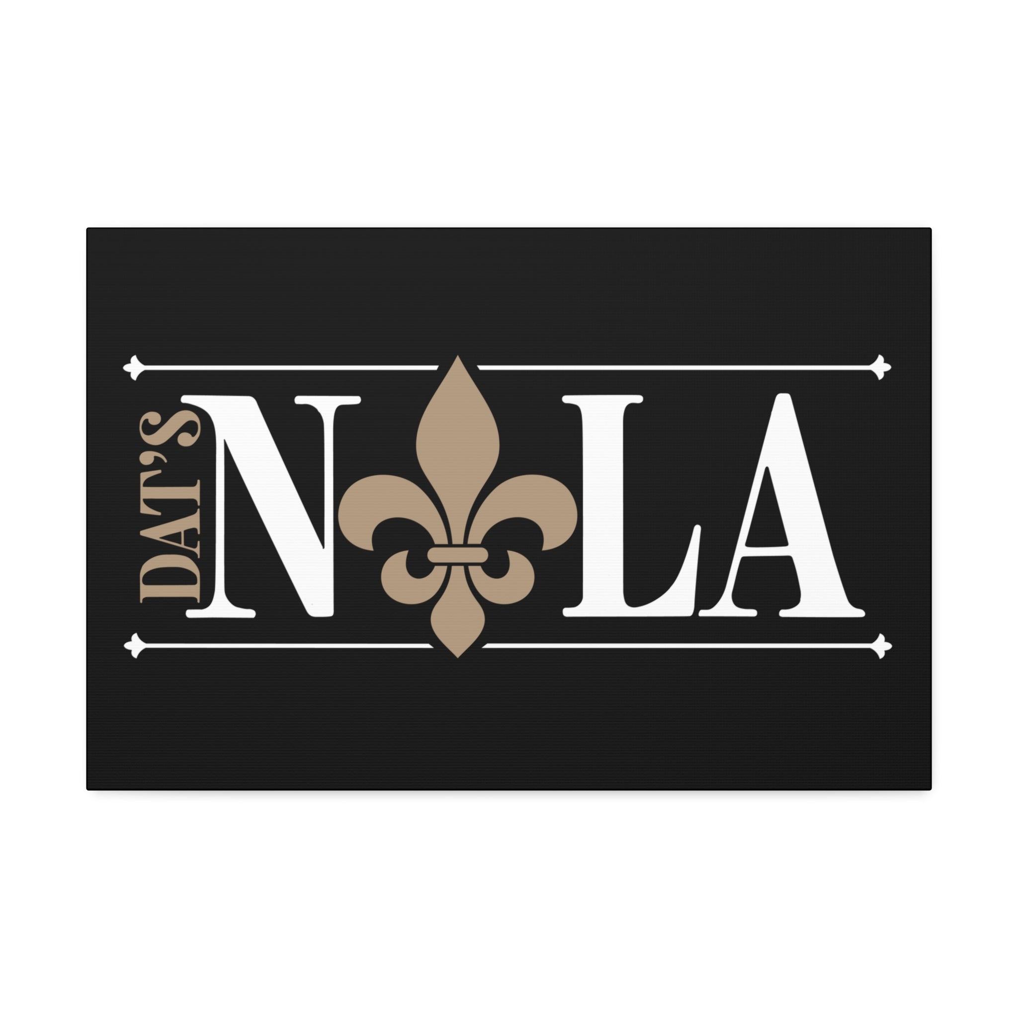 "Dat's Nola" Canvas