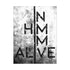 "I'm Alive" Canvas (White)