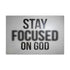 "Focused On God" Canvas