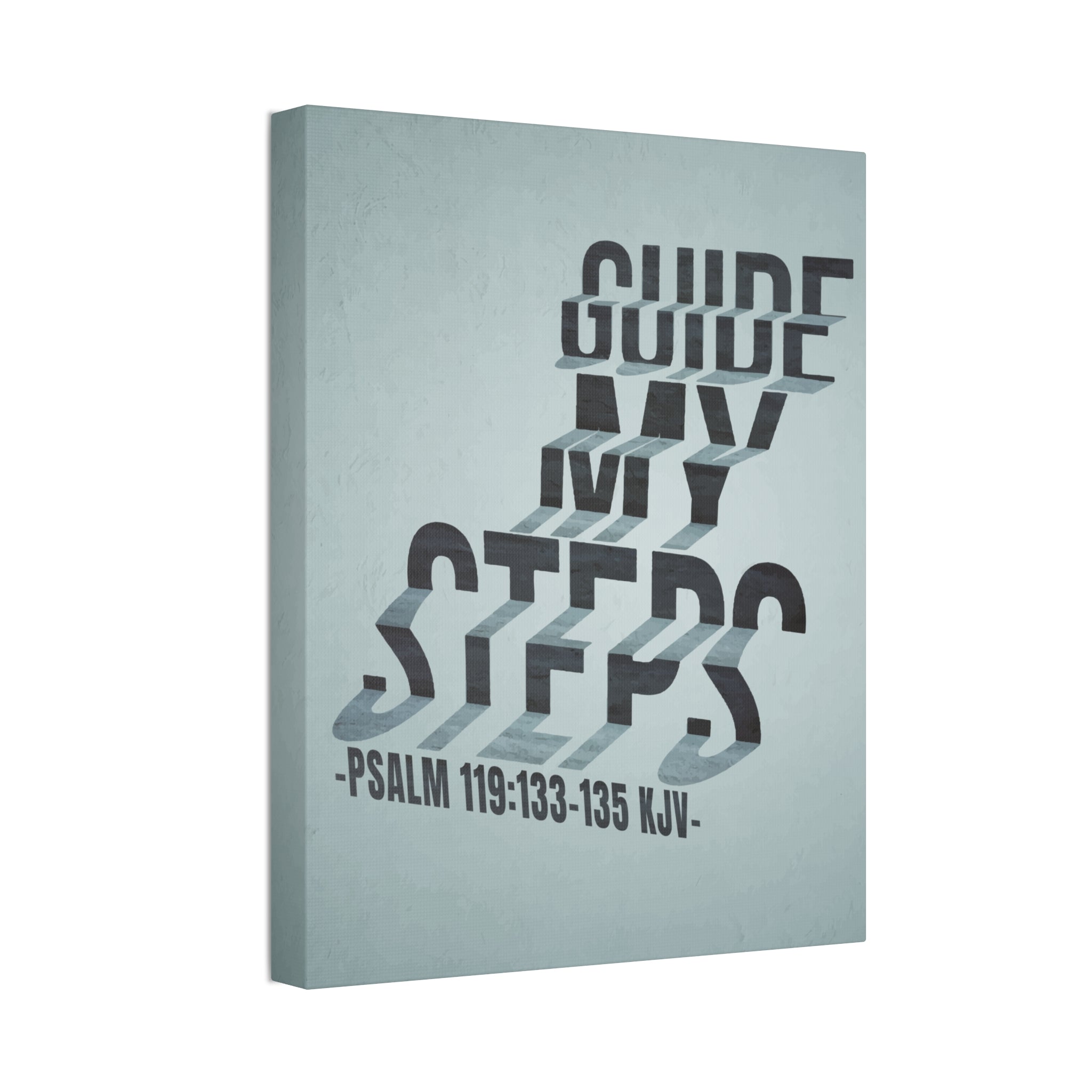 "Guide My Steps" Canvas
