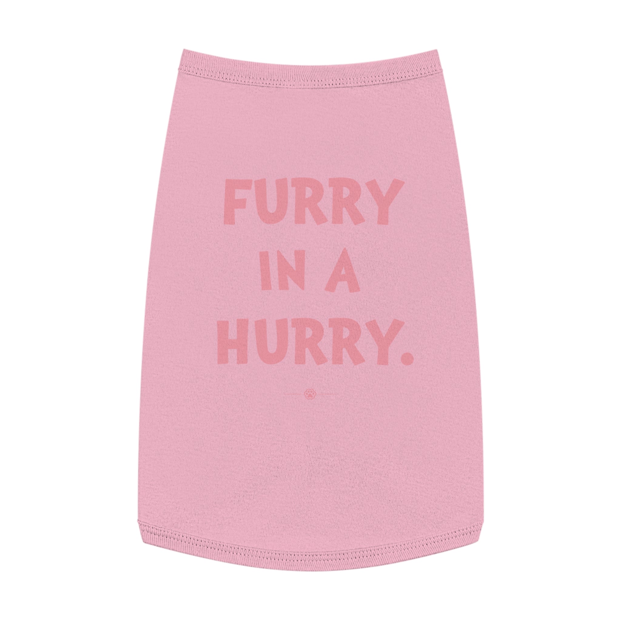 "Furry in a Hurry" Dog Tee