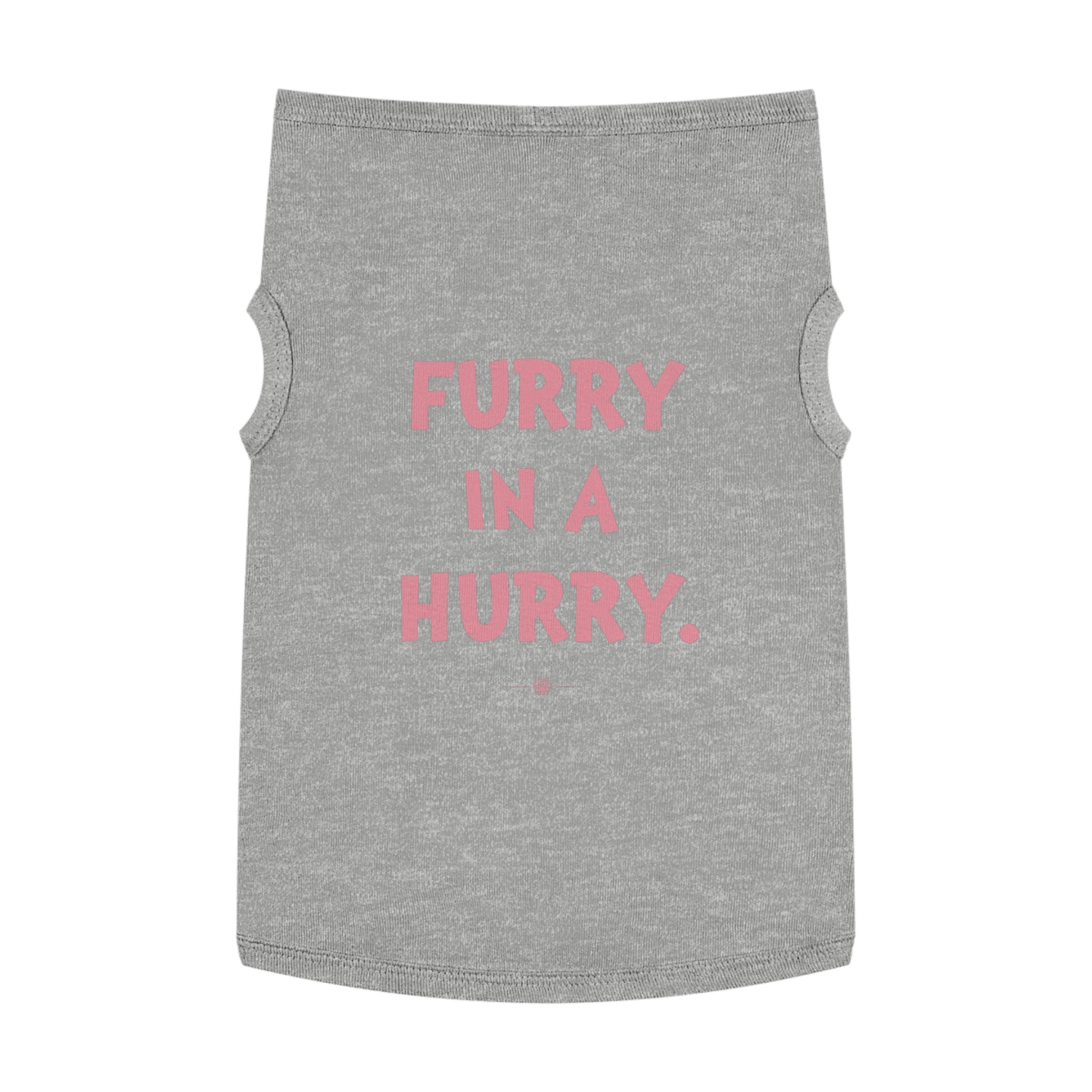 "Furry in a Hurry" Dog Tee