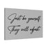 "Be Yourself" Canvas