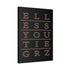 "Ell Ess You" Canvas