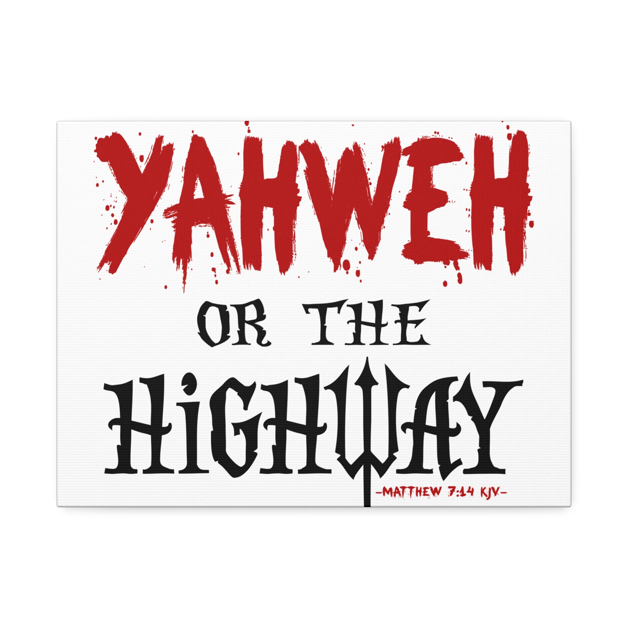 "Yahweh"  Canvas