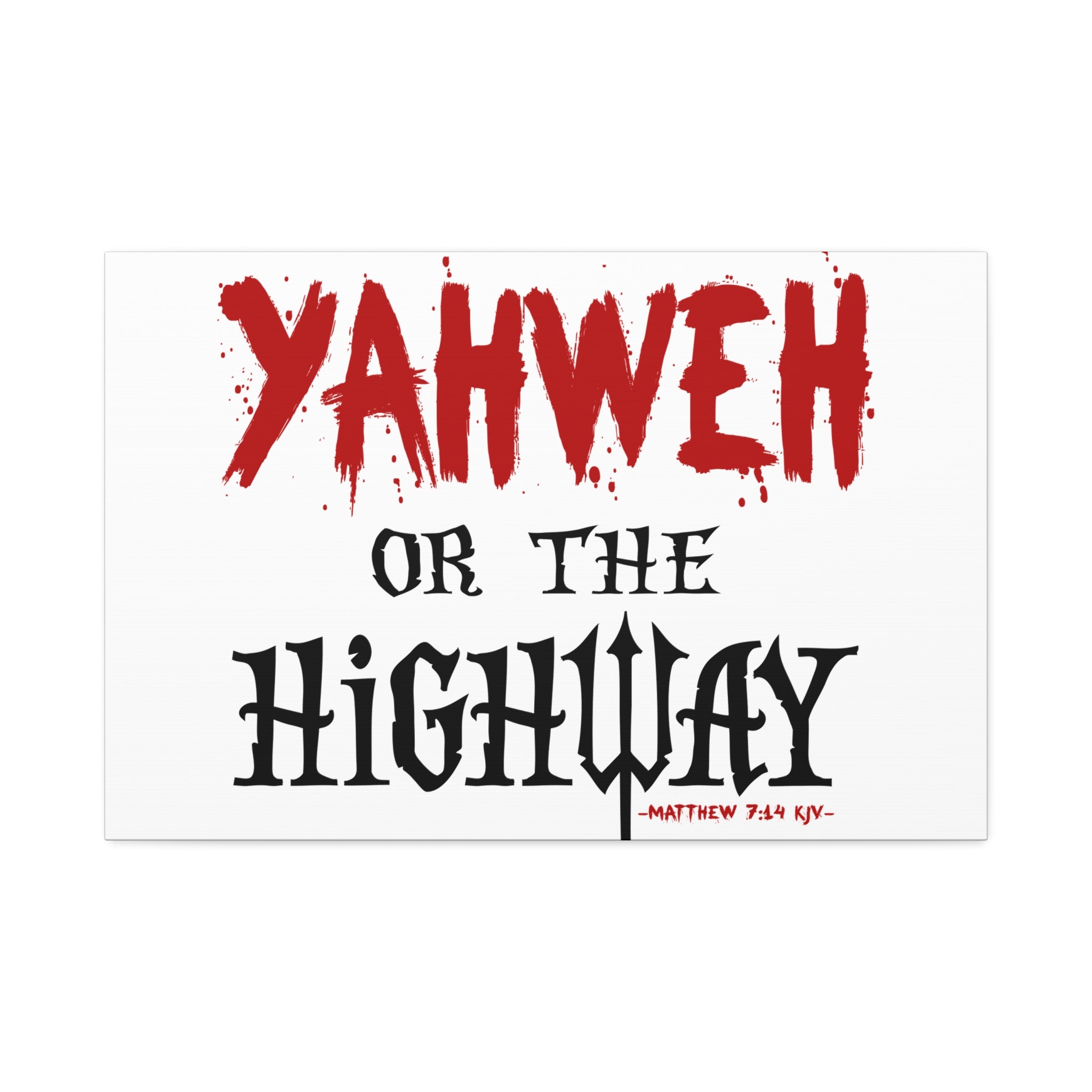 "Yahweh"  Canvas