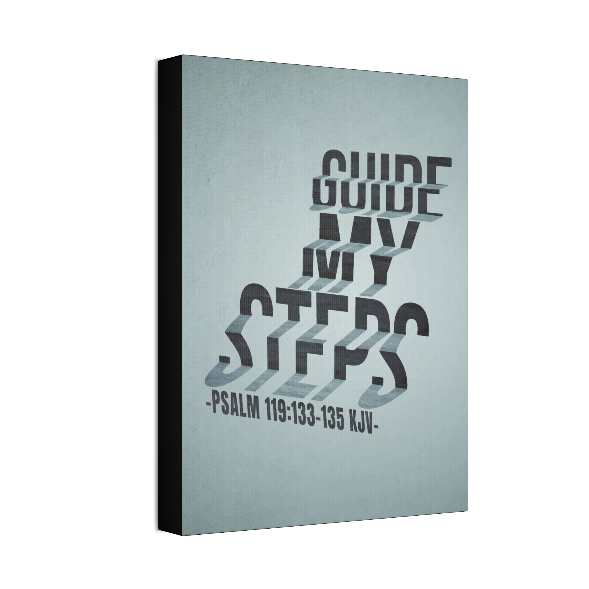 "Guide My Steps" Canvas