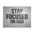 "Focused On God" Canvas