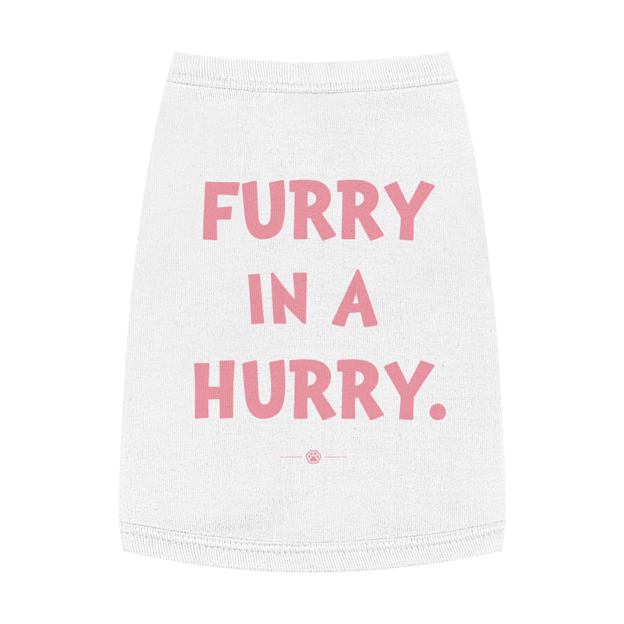 "Furry in a Hurry" Dog Tee