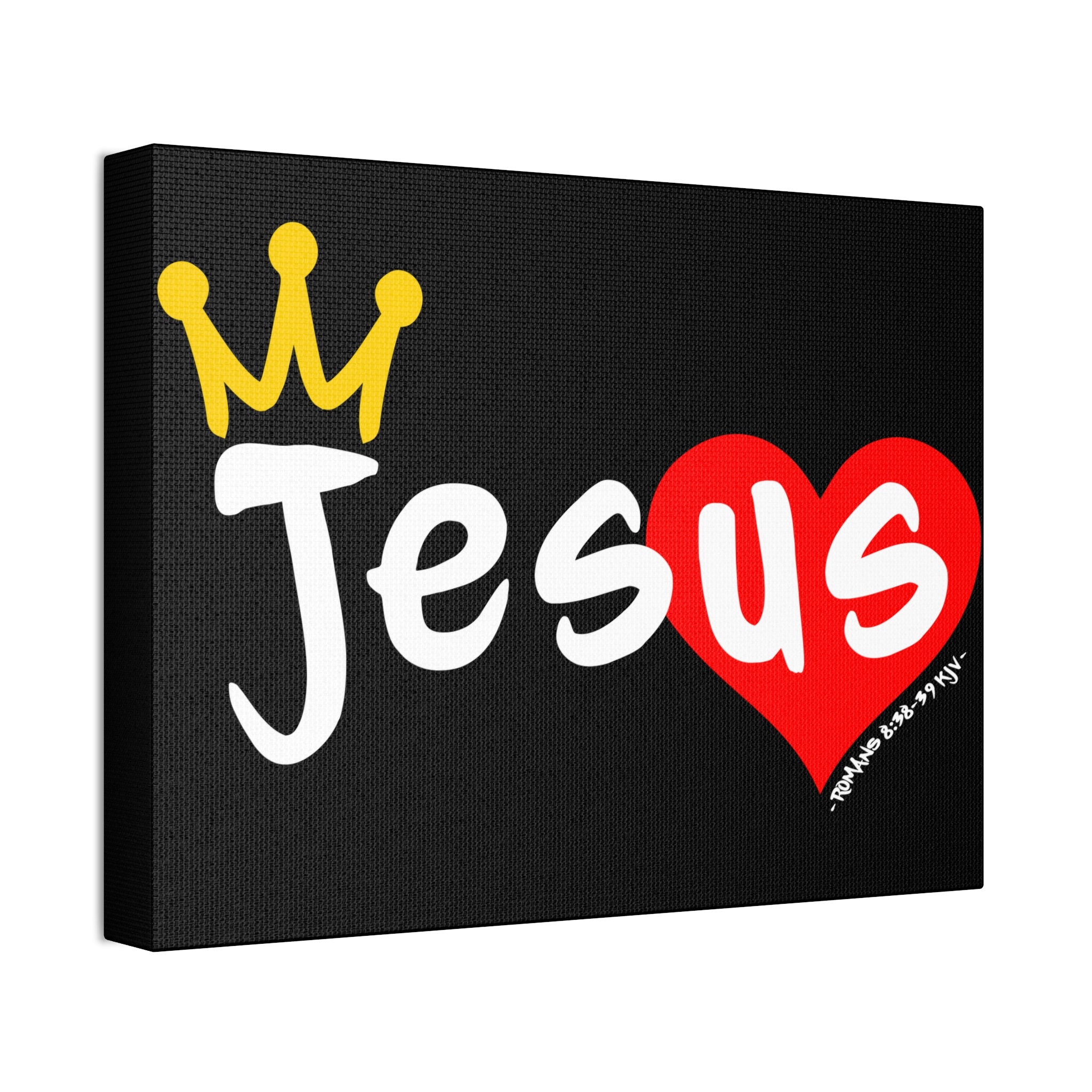 "Jesus Loves Us"  Canvas