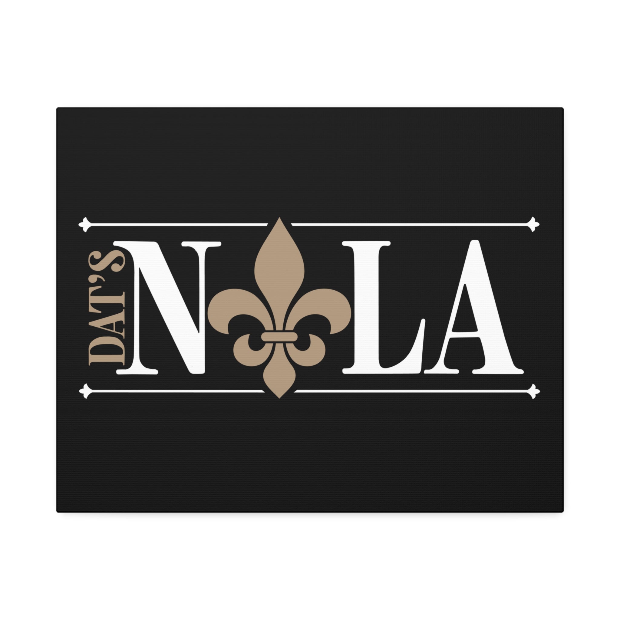 "Dat's Nola" Canvas