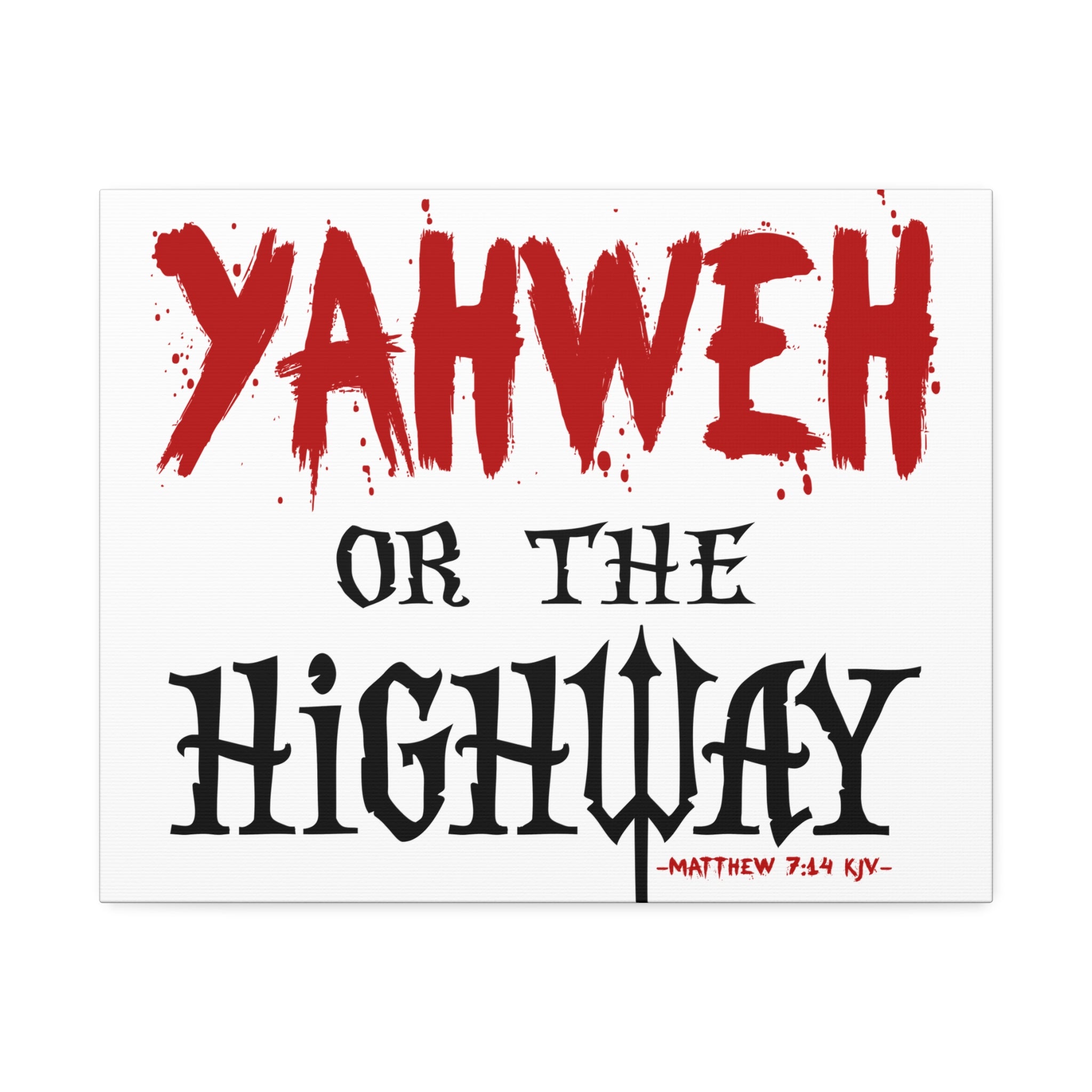 "Yahweh"  Canvas