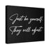 "Be Yourself" Canvas