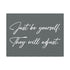 "Be Yourself" Canvas
