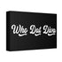 "Who Dat Diva" Canvas