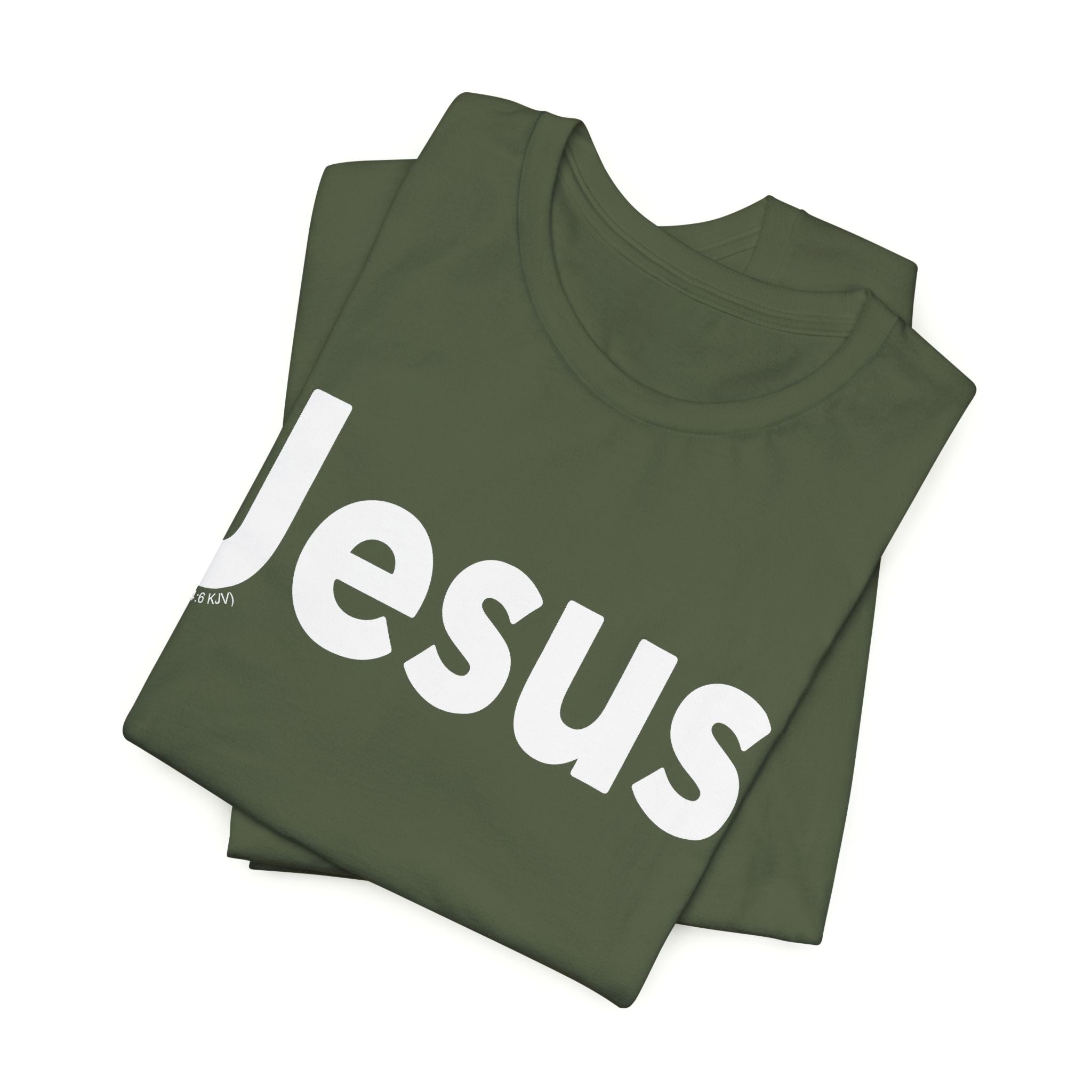 "Jesus." Tee