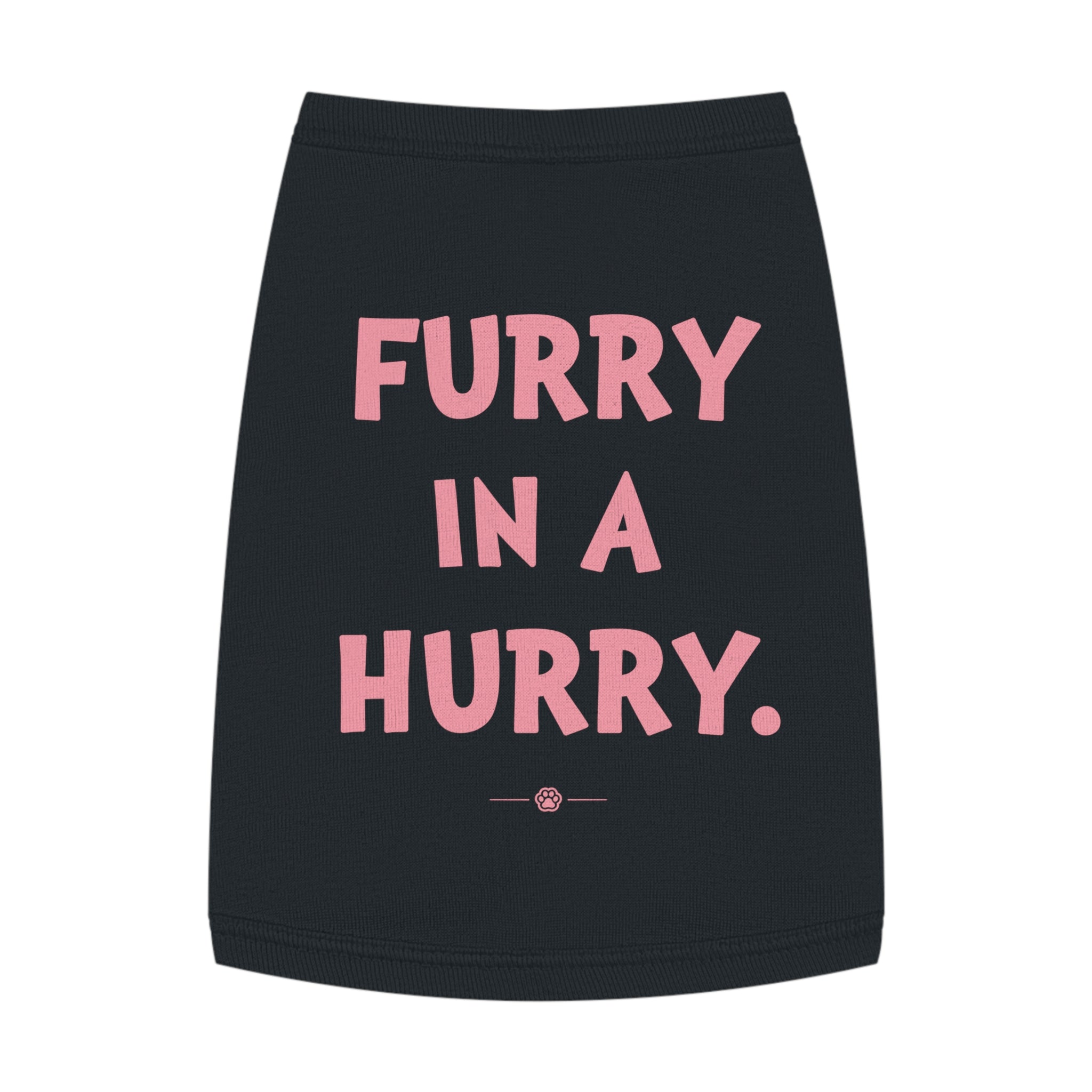"Furry in a Hurry" Dog Tee