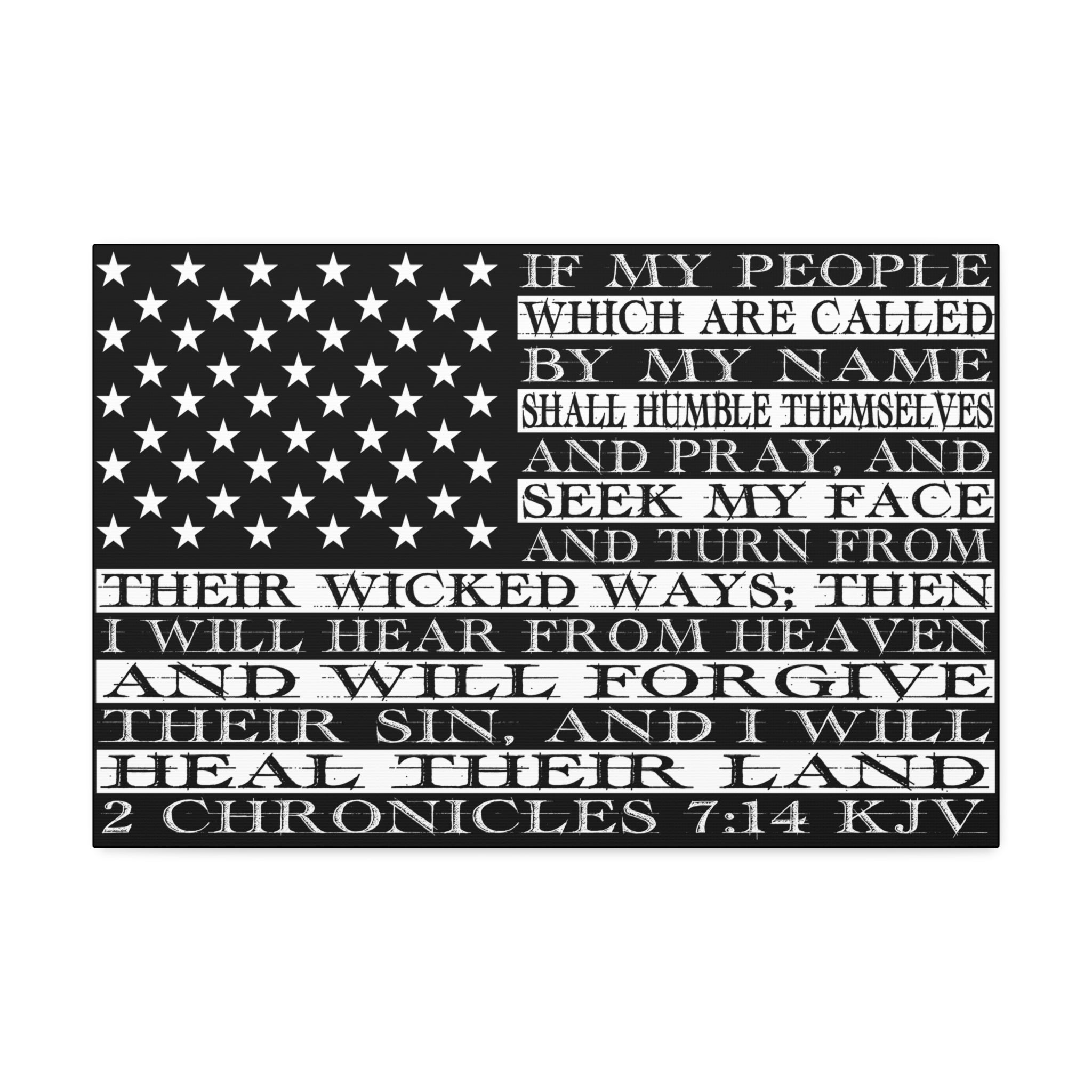 "Heal Our Land" Canvas