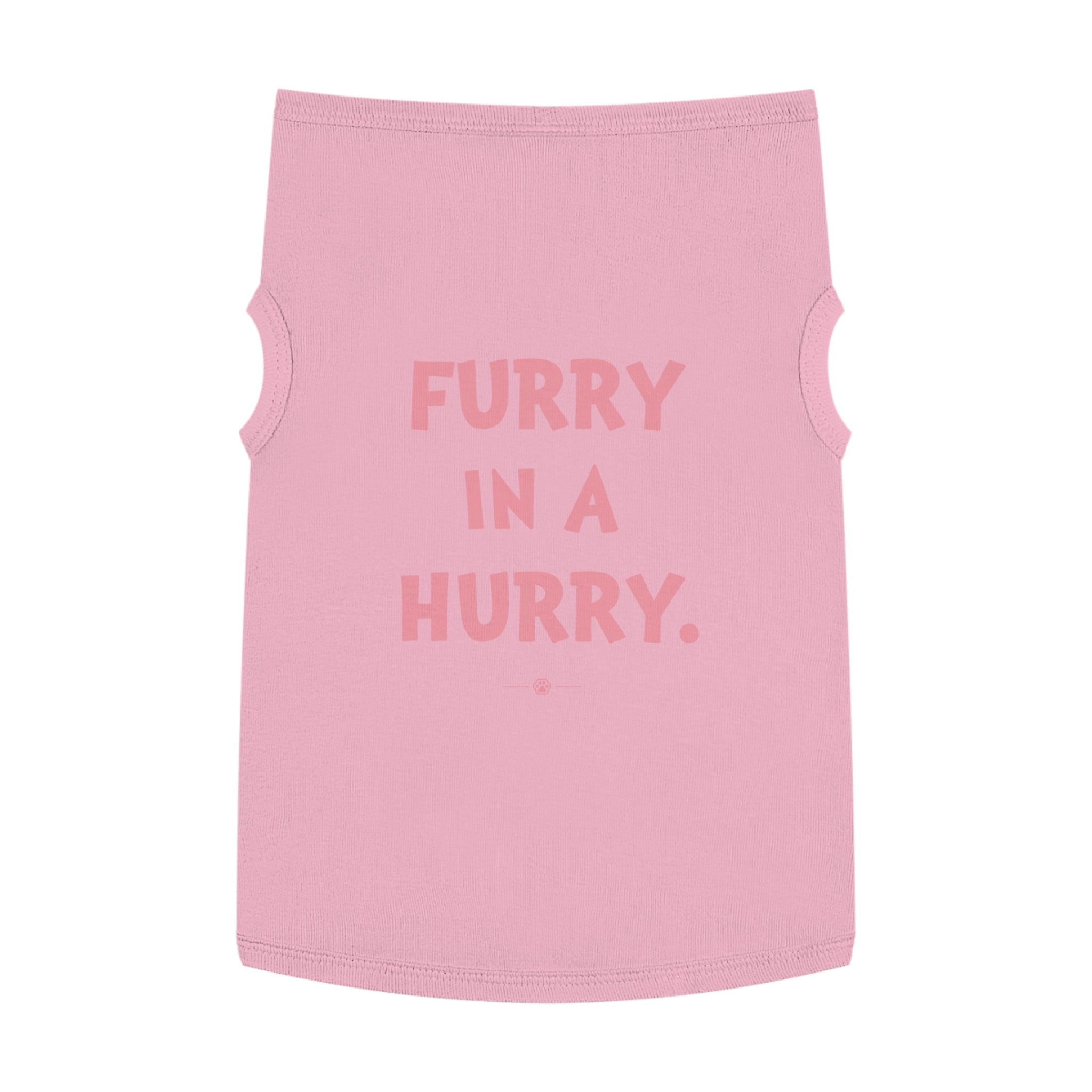 "Furry in a Hurry" Dog Tee