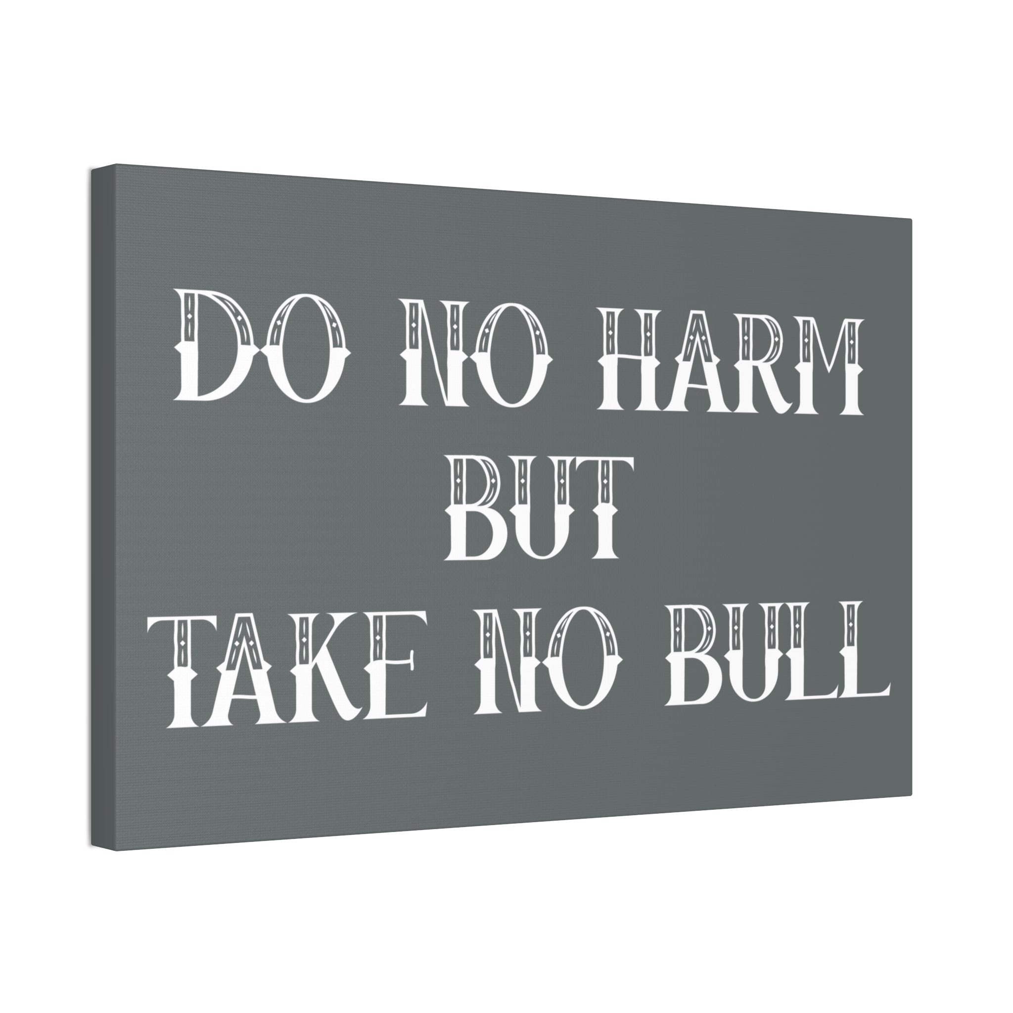 "Take No Bull" Canvas