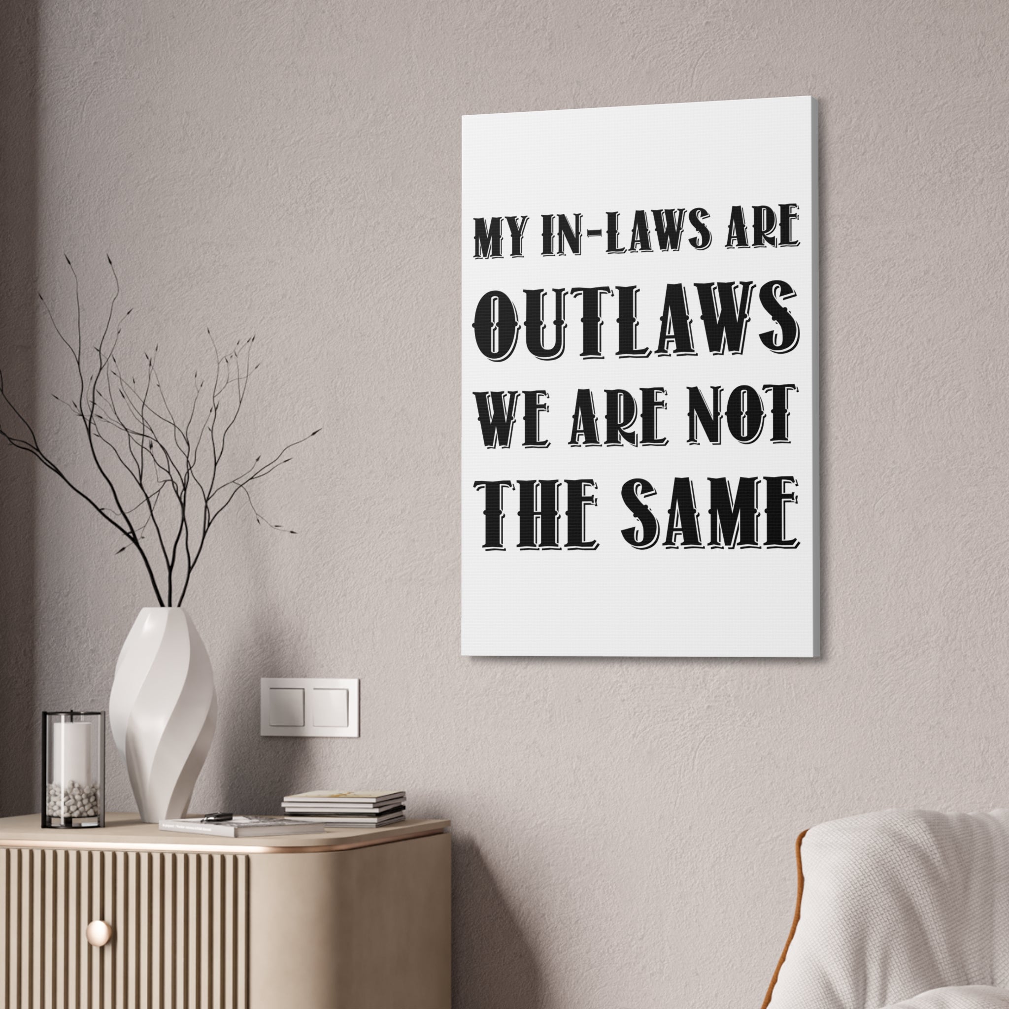 “Not The Same” Canvas