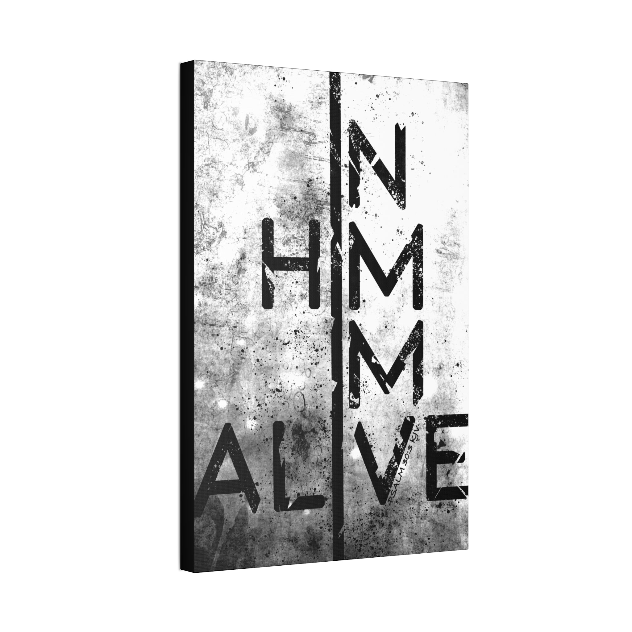 "I'm Alive" Canvas (White)