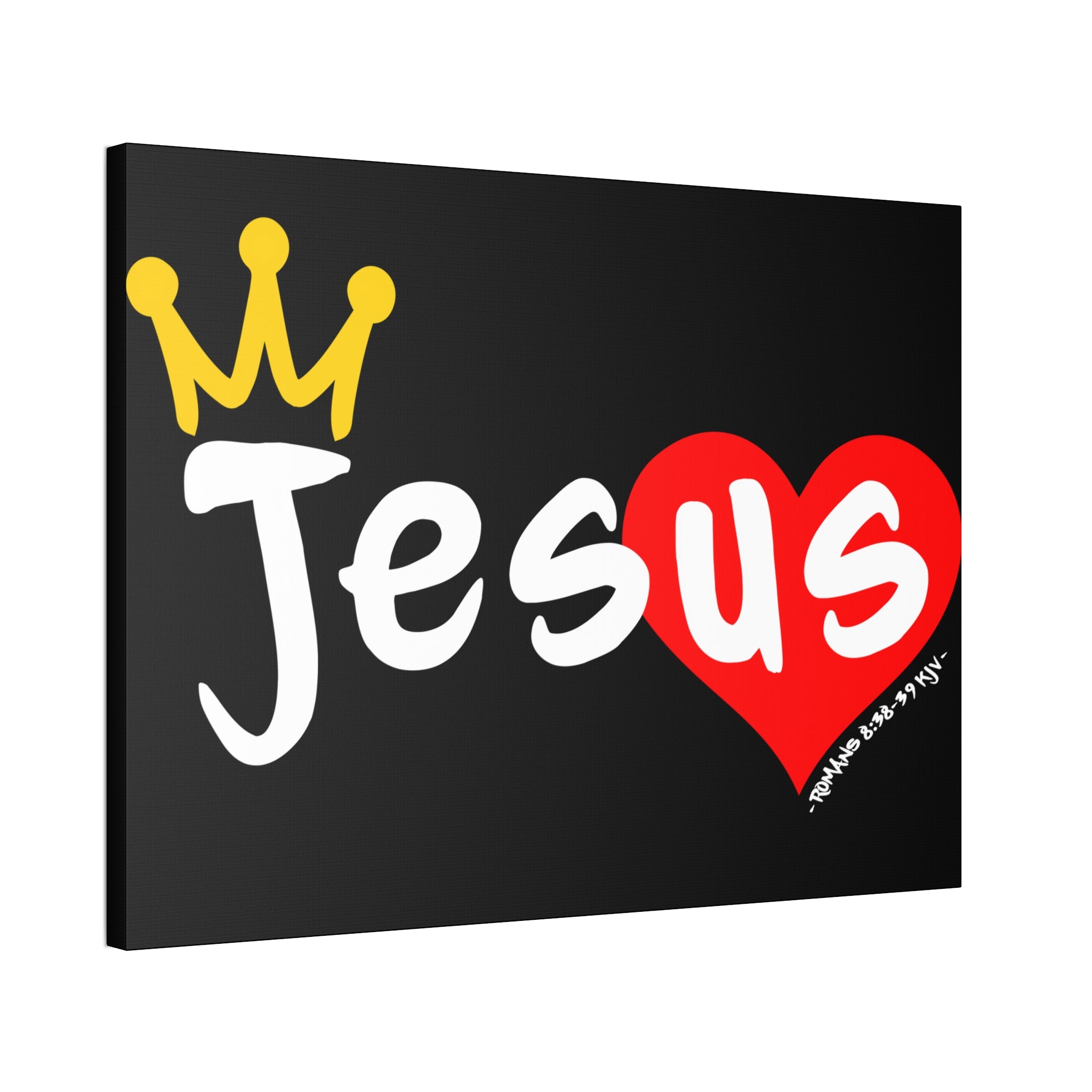 "Jesus Loves Us"  Canvas