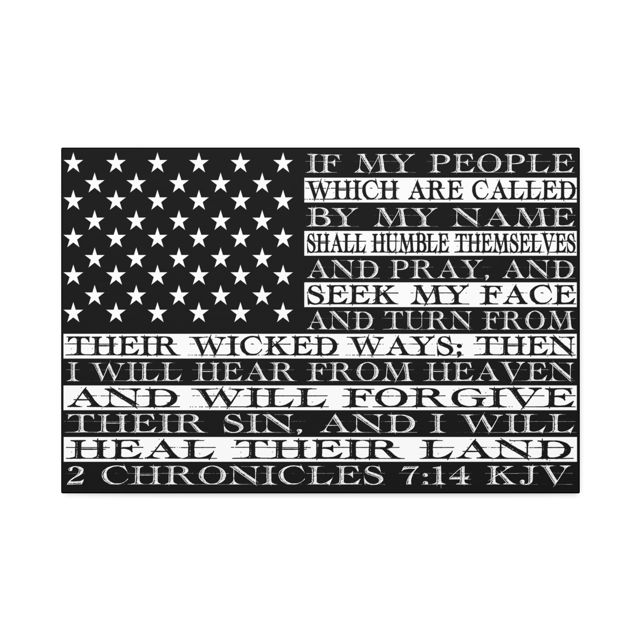 "Heal Our Land" Canvas
