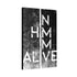 "I'm Alive" Canvas (Black)