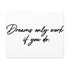 "Dreams Only" Canvas
